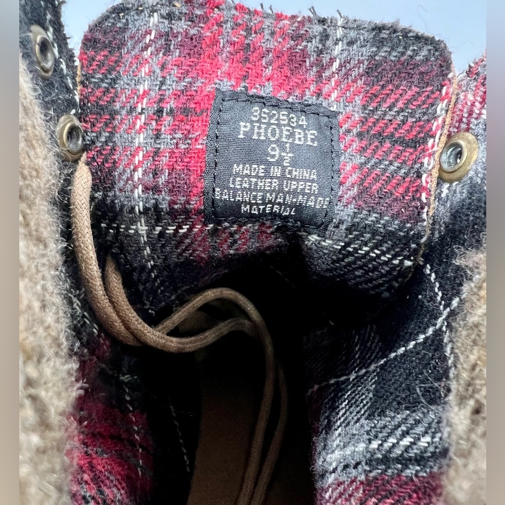 Women’s Bjordnal Phoebe Brown Leather Lace-up Boots. Size 9.5 - Picture 6 of 8